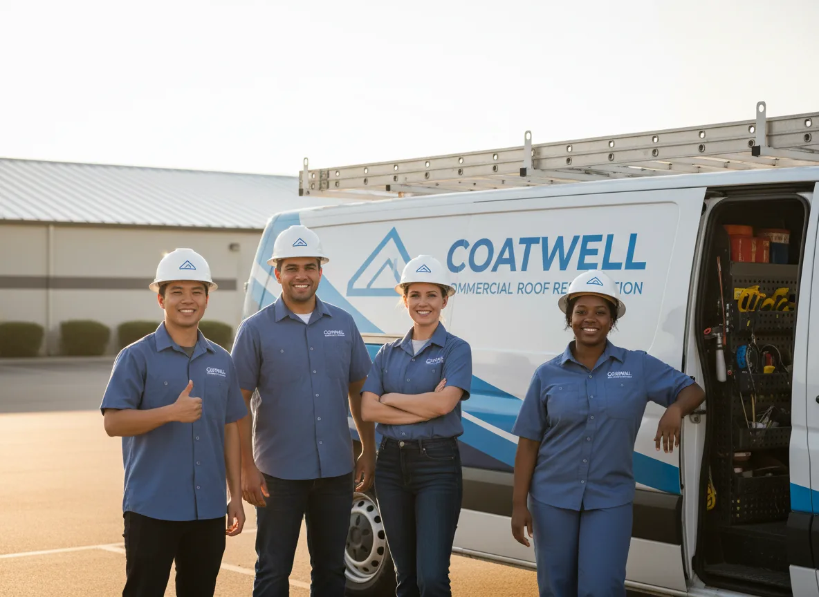 Commercial roof coating company in Kopperl, TX